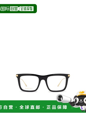 GUCCI 男士太阳镜 GG1438O001 AW2024 黑色 GG1438O古驰