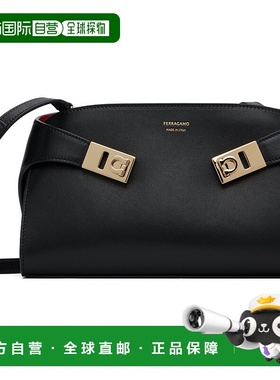 1h可退 潮奢 Salvatore Ferragamo 菲拉格慕 女士 黑色迷你 Hug