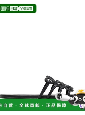 LOEWE 女士凉鞋 LLSP465X081100 SS2025 黑色 Petal拖鞋