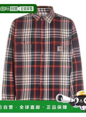 1h可退 潮奢 CARHARTT WIP 男士 红色多色棉质衬衫 I03533234WXX