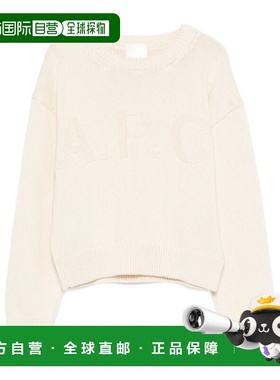 A.P.C. 女士针织衫 COGTXF23492AAD SS2026 白色 圆领针织衫