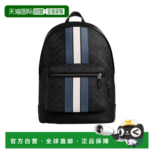 Coach蔻驰男士 双肩包CV922QBOH0SS2024黑色West双肩包