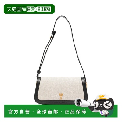 1h可退 Ami Paris 女士斜挎包 ULL719AW00021360BLANCNOIR1360BLA
