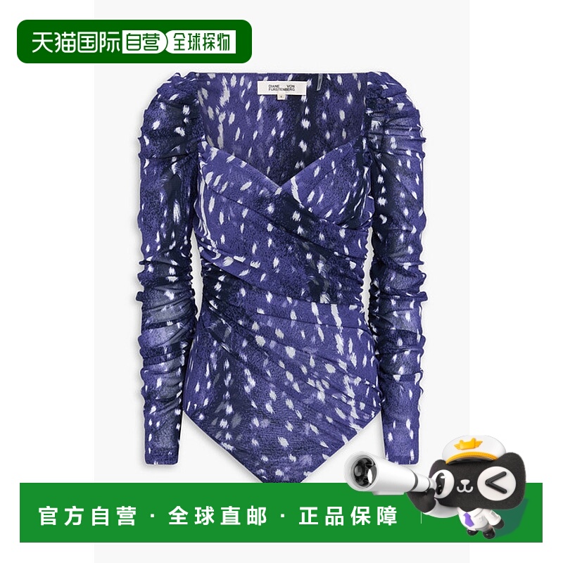 1h可退 潮奢 DIANE VON FURSTENBERG 黛安 冯芙丝汀宝 女士 灰色