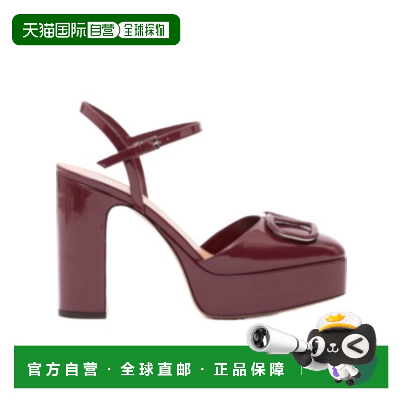 1h可退 VALENTINO 女士凉鞋 WS0LF8TMKAFD AW2025 红色 厚底高跟