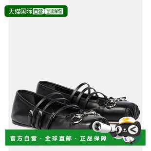 1h可退 潮奢 Gucci 古驰 女士 马衔扣皮质芭蕾舞鞋
