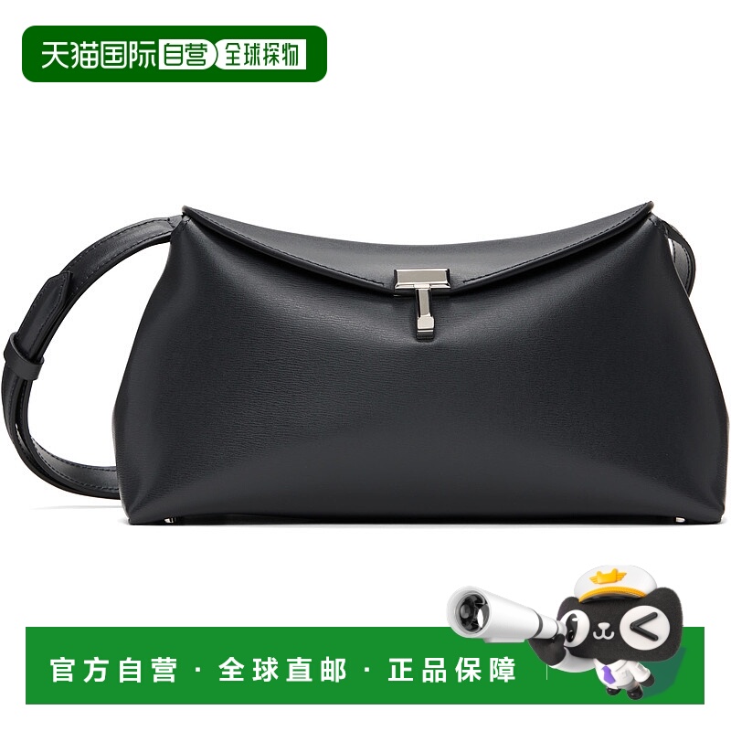 1h可退 潮奢 TOTÊME 女士 灰色 T-Lock Leather 手拿包 234WAL950