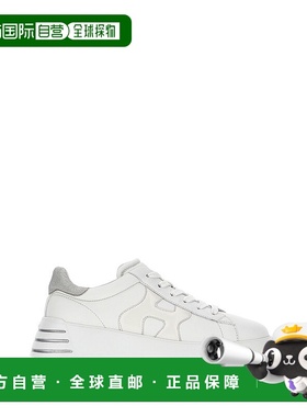 1h可退 潮奢 Hogan 女士 Rebel 白色纳巴革运动鞋 HXW5640DN61QYQ