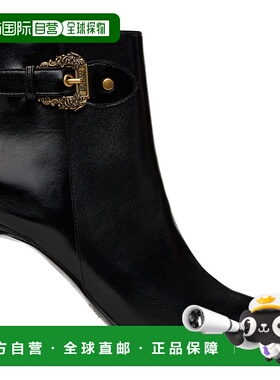 1h可退 潮奢 versace 范思哲 女士 黑色徽标牌踝靴 E79VA3S57EZSC