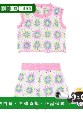 1h可退 潮奢 The New Society 婴儿 Nikaia 钩花棉质高端短裤套装