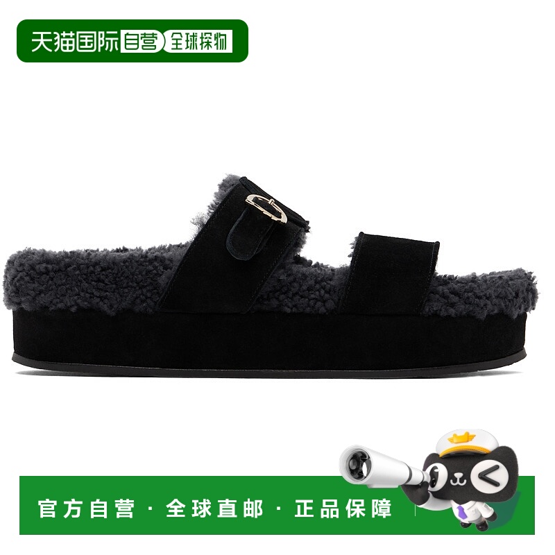 1h可退 潮奢 Ancient Greek Sandals 女士 黑色 Latria 2Flatform