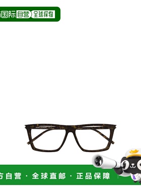 SAINT LAURENT 男士眼镜 SL803006 SS2025 黑色 全框平光镜