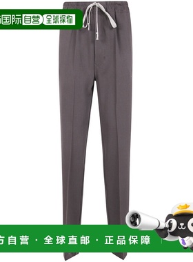 RICK OWENS 男士休闲裤 RU02E1390WA78 AW2025 灰色