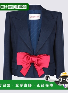 VALENTINO 女士西服 6B0CEI3298T9QL SS2025 蓝色 VISCOSE JACKET