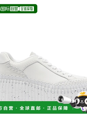 CHLOÉ 女士运动鞋 C24U02IBD101 CO 白色 Nama Wedge Sneakers