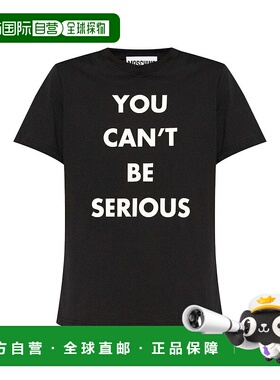 1h可退 MOSCHINO 女士T恤 A070855411555555C AW2024 黑色