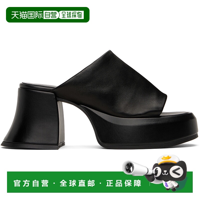 1h可退 潮奢 miista 女士 黑色 Jimena 凉鞋 E83703单鞋