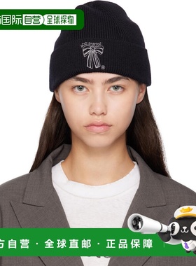 1h可退 潮奢 Acne Studios 艾克妮 女士 黑色毛线帽 C40423