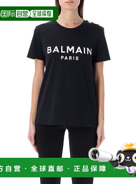 BALMAIN 女士T恤 AF1EF005BB02EAB SS2025 黑色