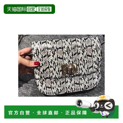 FURLA 女士斜挎包 1048437WHITE AW2020 黑色单肩包
