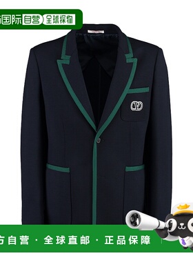 VALENTINO 男士夹克 3V3CEE559HL598 SS2024 黑色男装