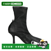 潮奢 舒适时尚 Burberry 女士 1h可退 black黑色 巴宝莉 脚踝靴