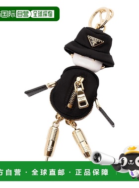 PRADA 女士钥匙扣 1TR1062C3KF0002 CO 黑色 Prada Keychains扣环