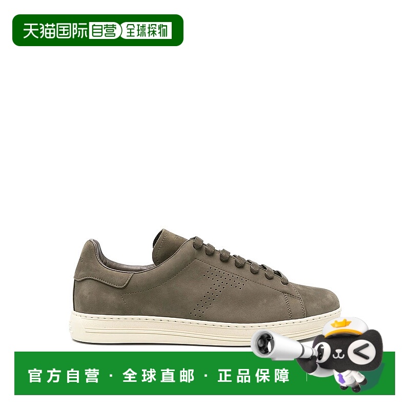 1h可退 TOM FORD 男士运动鞋 LCL215NJ15073EW19 AW2025 绿色板鞋