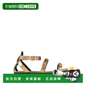 潮奢 舒适时尚 versace 女士 1h可退 metal金属色 范思哲 凉鞋