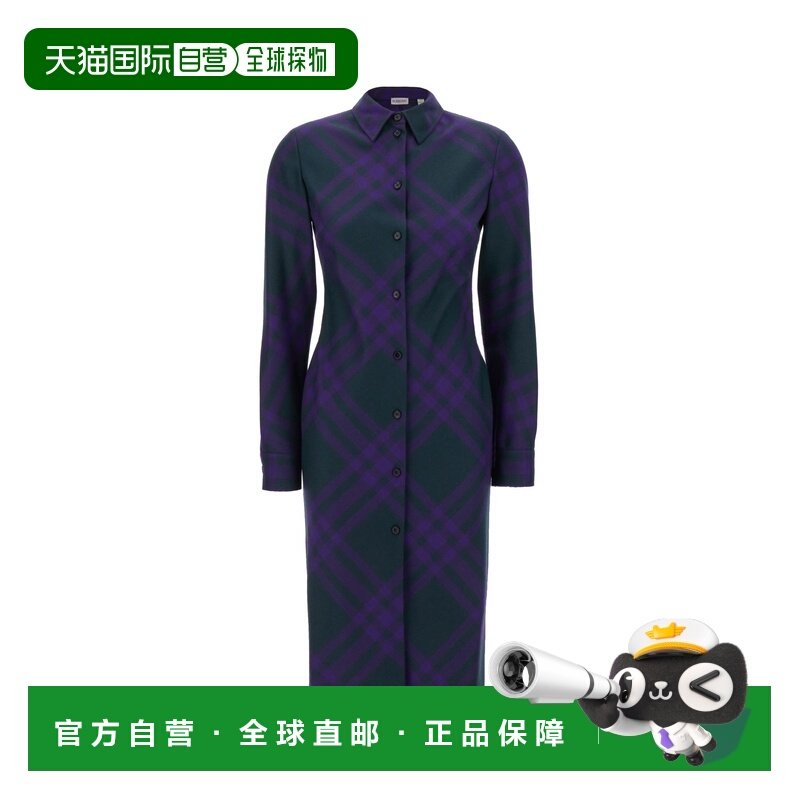 1h可退 潮奢 Burberry 巴宝莉 女士 長袖格紋襯衫裙 8076743,女装/女士精品,连衣裙,淘宝优惠券,粉丝福利购,淘宝优惠卷