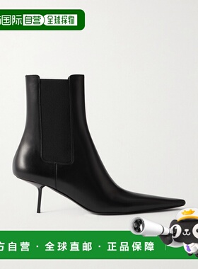 1h可退 潮奢 Saint Laurent 圣罗兰 女士 Victoire 皮质短靴 8605