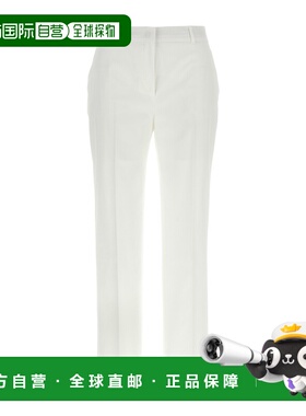 MAX MARA 女士休闲裤 6131025206001 SS2025 白色 华达呢小脚裤
