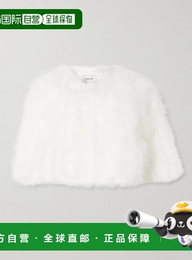 1h可退 潮奢 YVES SALOMON 女士 短款羽毛夹克 26W24EYC30346PLUX