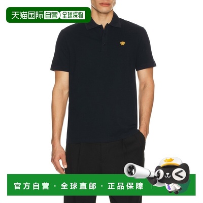 1h可退 潮奢 versace 范思哲 男士 Piquet Polo衫 10139061A15694