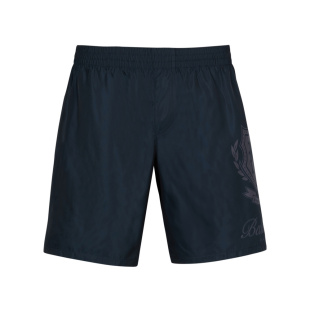 BWB791810403 短裤 SS2026 深棕色 BALMAIN 松紧腰泳裤 男士