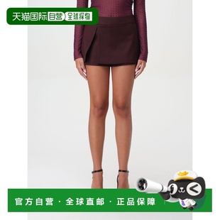 黑色 PINKO AW2024 104350A1B3R62 Shorts 女士短裤