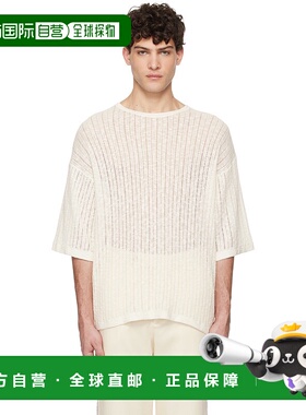 1h可退 潮奢 Commas 男士 灰白色 T 恤 RS25K061003