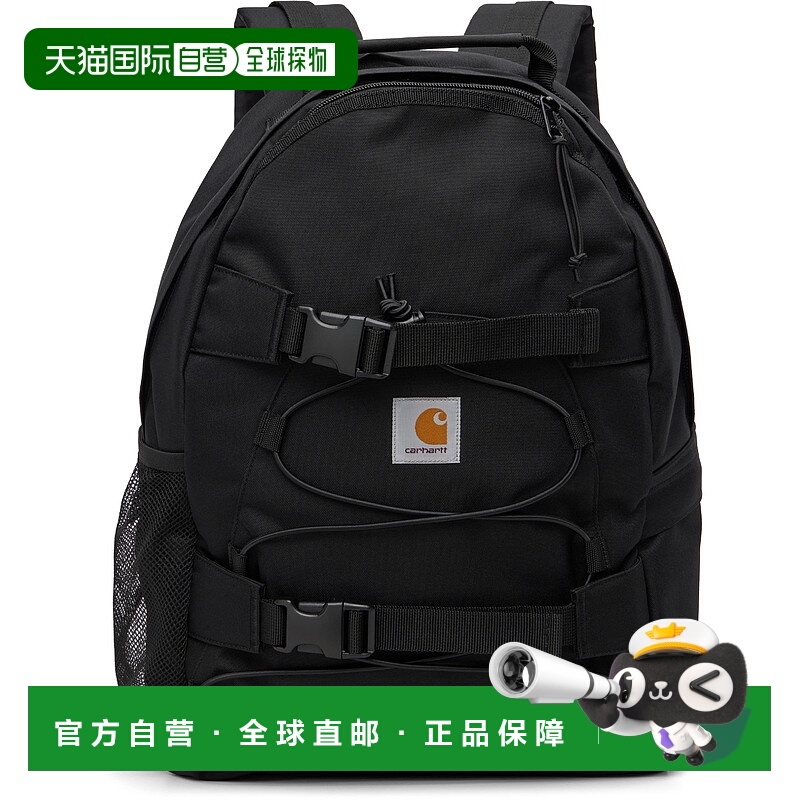 1h可退 潮奢 CARHARTT WIP 男士 黑色 Kickflip 双肩包 I031468