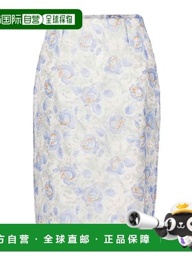 PRADA 女士半身裙 P123J15AESOOOF0013 AW2024 蓝色