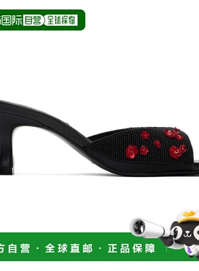 1h可退 潮奢 Staud 女士 黑色 Brigitte 凉鞋 F25R6001BAPOP