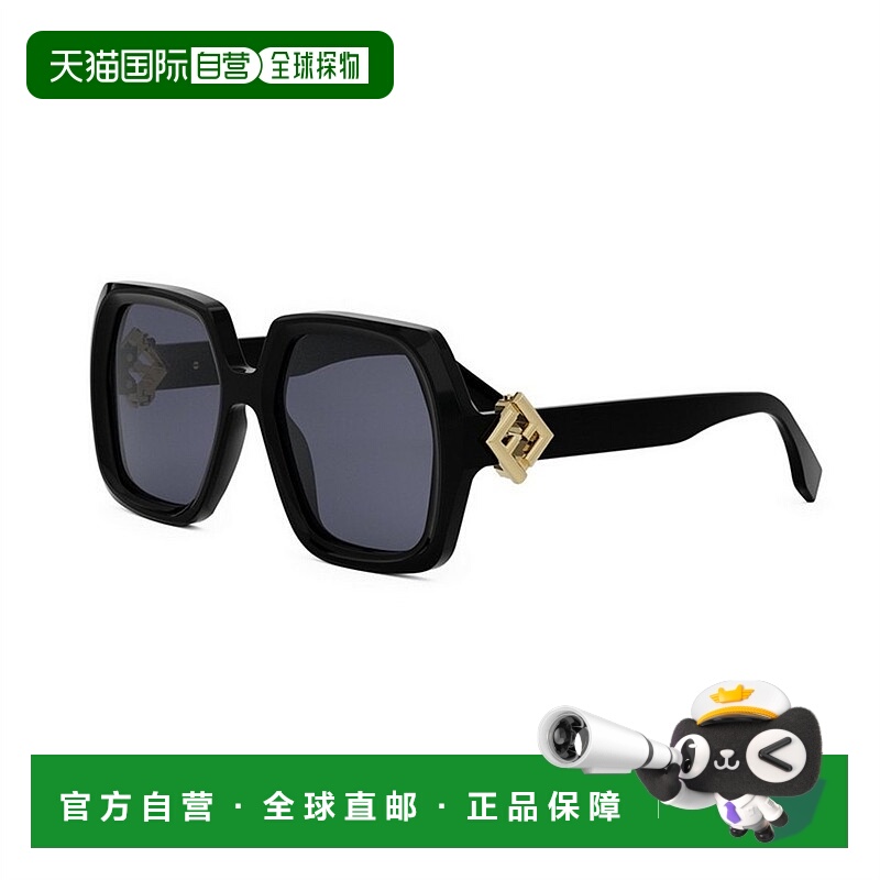 1h可退 潮奢 Fendi 芬迪 女士 FF FE40139I 01V 钻石太阳镜 FE401