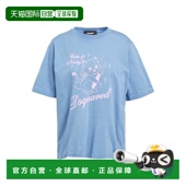 潮奢 舒适时尚 Dsquared2 女士 1h可退 blue蓝色 二次方 T恤