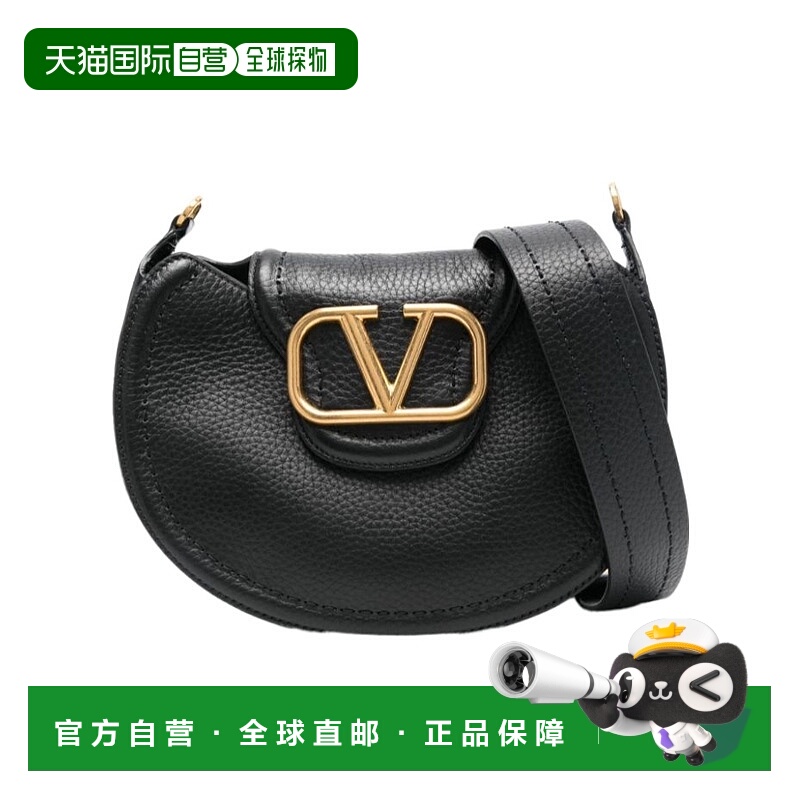 1h可退 VALENTINO 女士斜挎包 WB0Q80RZR0NO AW2024 黑色 翻盖单