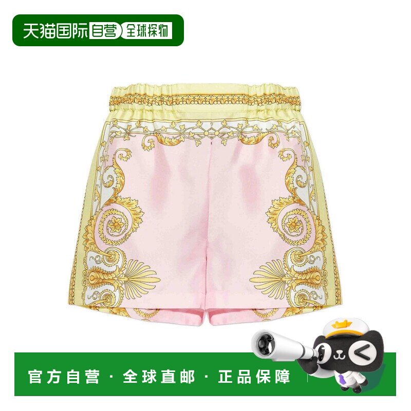 VERSACE 女士短裤 10204161A171585Y590 SS2026 粉红色