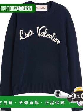 VALENTINO 男士针织衫  CO黑色毛衣 VKC33LAR8D51