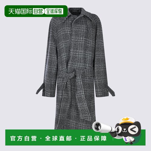 BALENCIAGA 女士大衣 838934TSU201269 AW2025巴黎世家 灰色