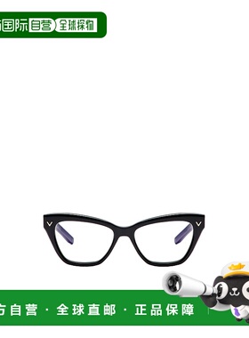 VALENTINO 女士眼镜 VLX140A5300 SS2025 黑色 徽标平光镜