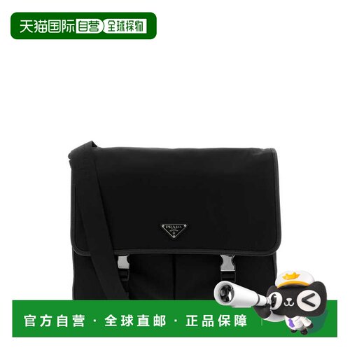 PRADA 男士手提包 2VD0862DMHF0002 SS2026 黑色 Black canvas sh