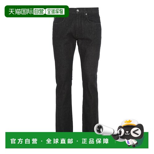 VERSACE 男士牛仔裤 A860561F006551D040 黑色 直筒裤SS2021
