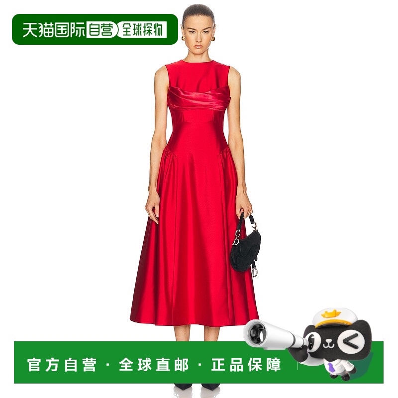 1h可退 潮奢 Rachel Gilbert 女士 Sawyer 连衣裙 24SSRG61895RED